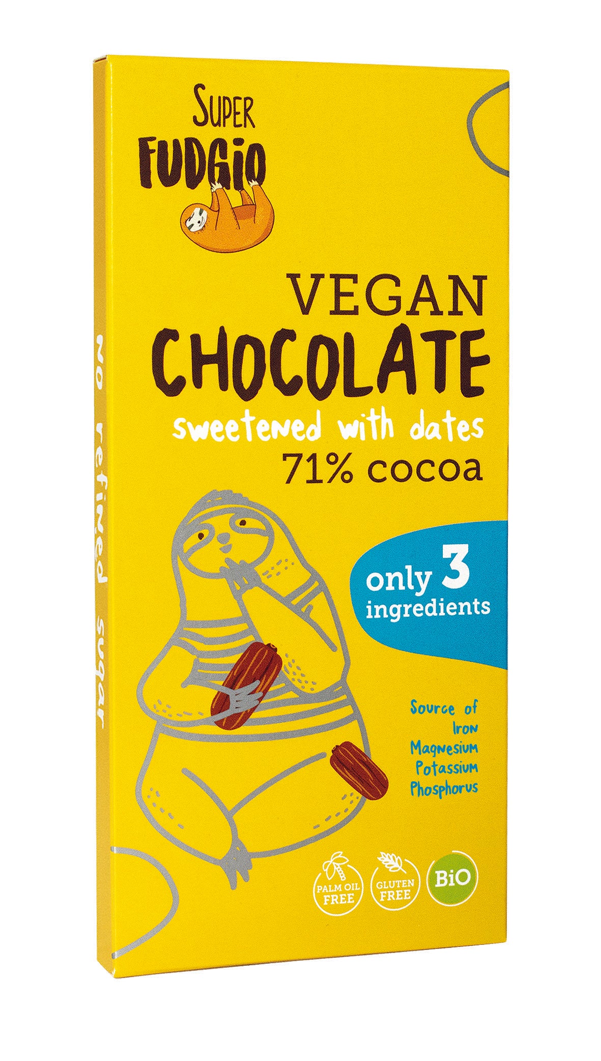 BIO Vegan Chocolate Sweetened with Dates 80g