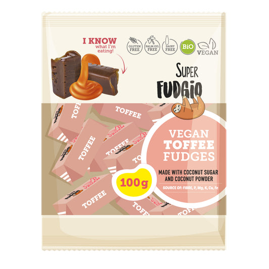BIO Vegan Toffee Fudges 100g