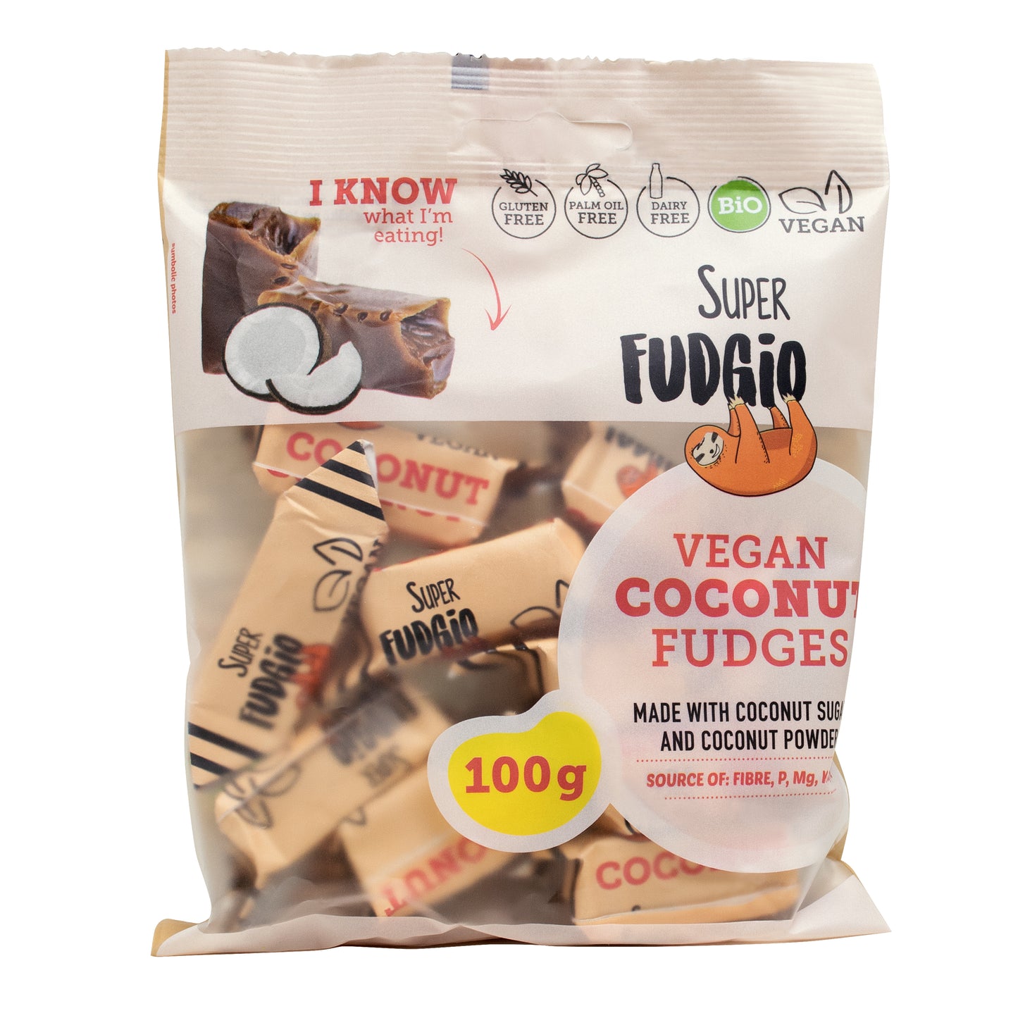BIO Vegan Coconut Fudges 100g